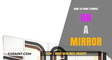 Creative Mirror Makeover: Easy Steps to Paint Perfect Stripes