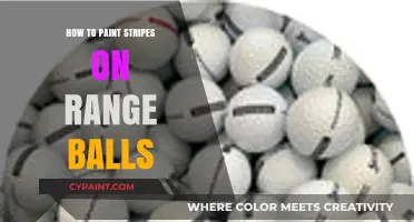 Mastering Striped Range Balls: Easy Painting Techniques for Golfers