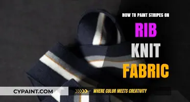 Mastering Striped Rib Knit: Easy Painting Techniques for Perfect Stripes