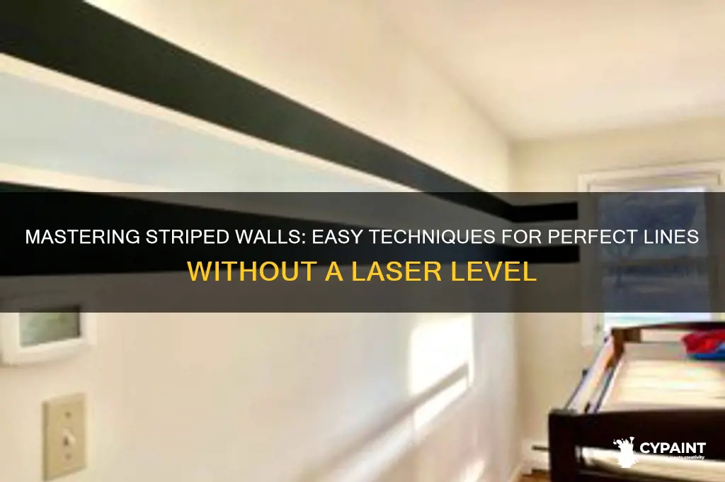 how to paint stripes without a laser level