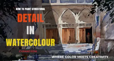 Mastering Watercolour: Techniques for Painting Structural Details with Precision