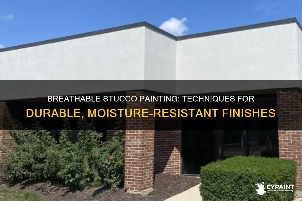 how to paint stucco so it still breathes