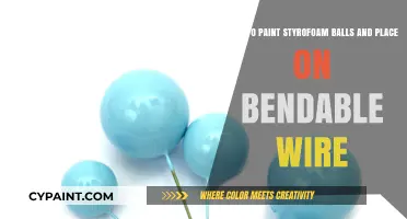 Creative Styrofoam Ball Painting and Wire Crafting Techniques Revealed