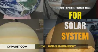 Creative DIY: Painting Styrofoam Balls for a Solar System Model