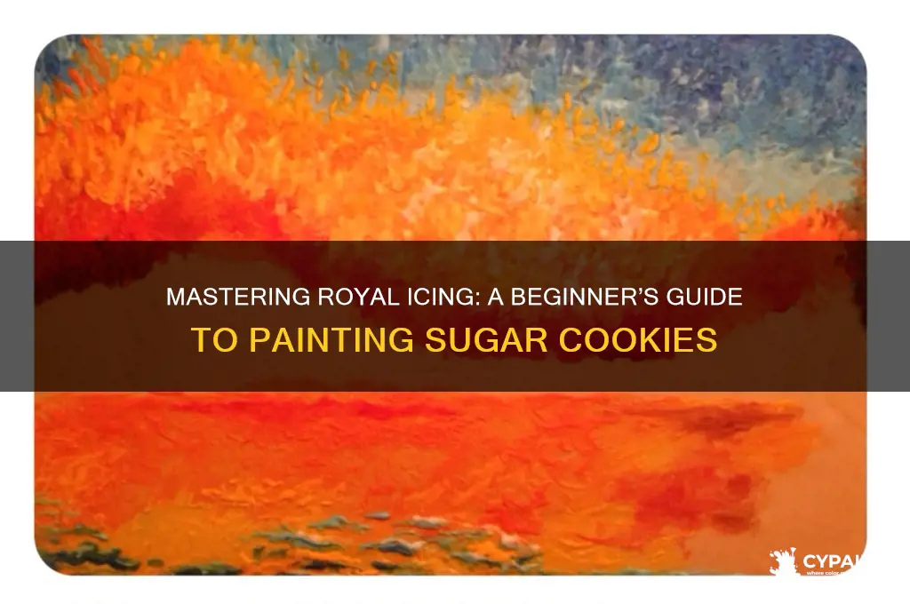 how to paint sugar cookies with icing