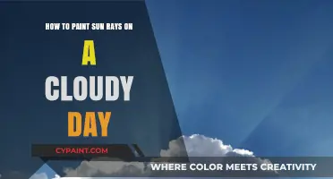 Capturing Sun Rays on a Cloudy Day with Paint