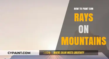 Mastering Mountain Sun Rays: A Step-by-Step Painting Guide