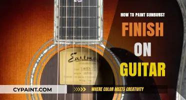 Mastering the Art of Painting a Sunburst Guitar Finish