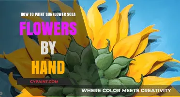 Hand-Painting Sunflower Sola Flowers: A Creative Step-by-Step Guide