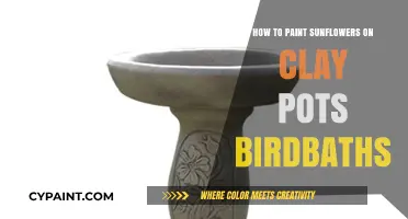 Creative Clay Pot Birdbaths: Painting Vibrant Sunflowers Step-by-Step