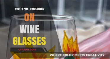Creative Sunflower Painting: Transforming Wine Glasses into Artful Masterpieces