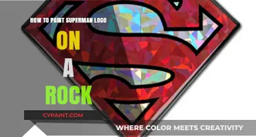 Create a Superhero Rock: Painting the Superman Logo Step-by-Step
