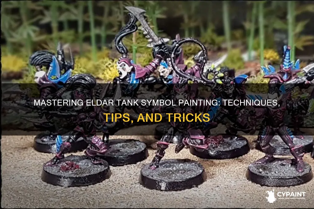 how to paint symbols on eldar tanks