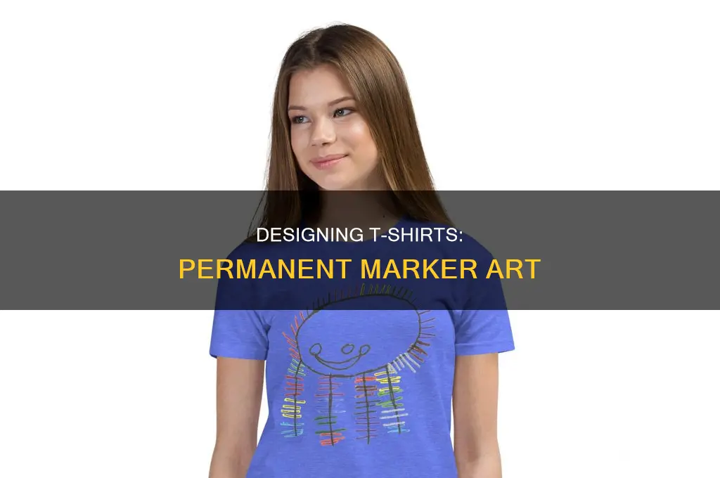 how to paint t shirt with a permanent marker