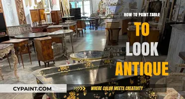 Master the Art: Painting Tables for an Authentic Antique Look