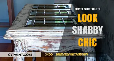 Transform Your Table: Easy Shabby Chic Painting Techniques Revealed