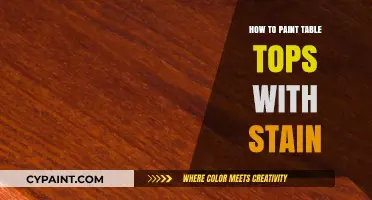 Mastering the Art of Staining Table Tops: A Step-by-Step Guide