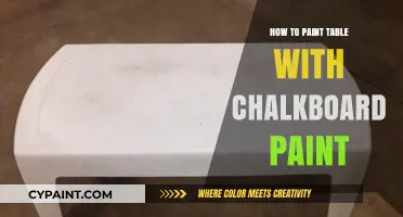 Transform Your Table: Easy Chalkboard Paint DIY Guide
