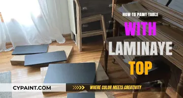 Revamp Your Table: Easy Steps to Paint Laminate Tops Like a Pro