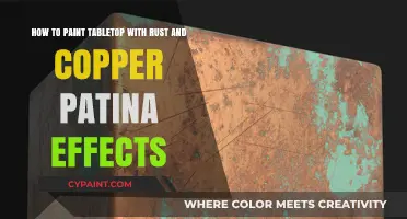Mastering Rust and Copper Patina Effects on Tabletop Surfaces