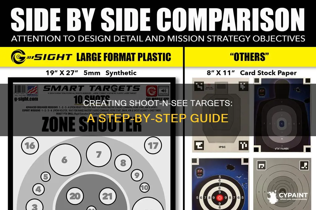how to paint targets in shoot-n-see style
