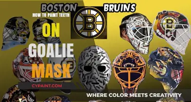 Mastering Goalie Mask Art: Painting Realistic Teeth Step-by-Step