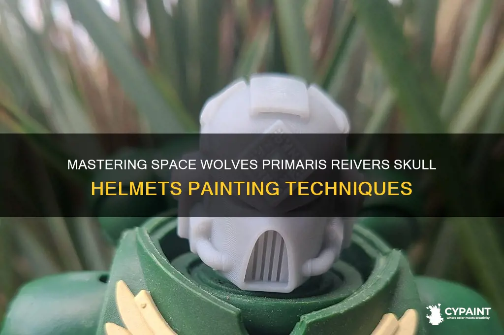 how to paint teh space wolves primaris reiver skull helmets