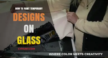 Easy Temporary Glass Painting: Creative Designs for Any Occasion