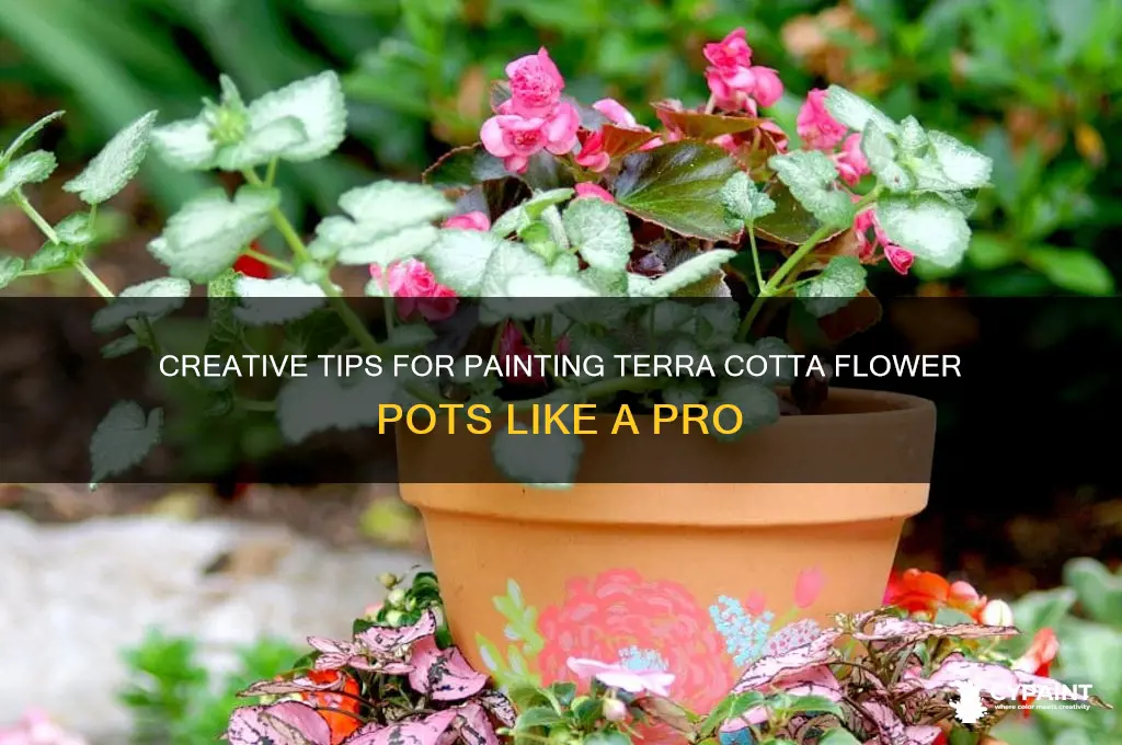 how to paint terra cotta flower pots