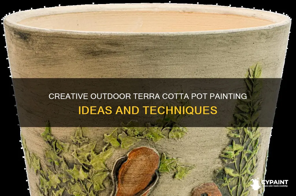 how to paint terra cotta pots for outside