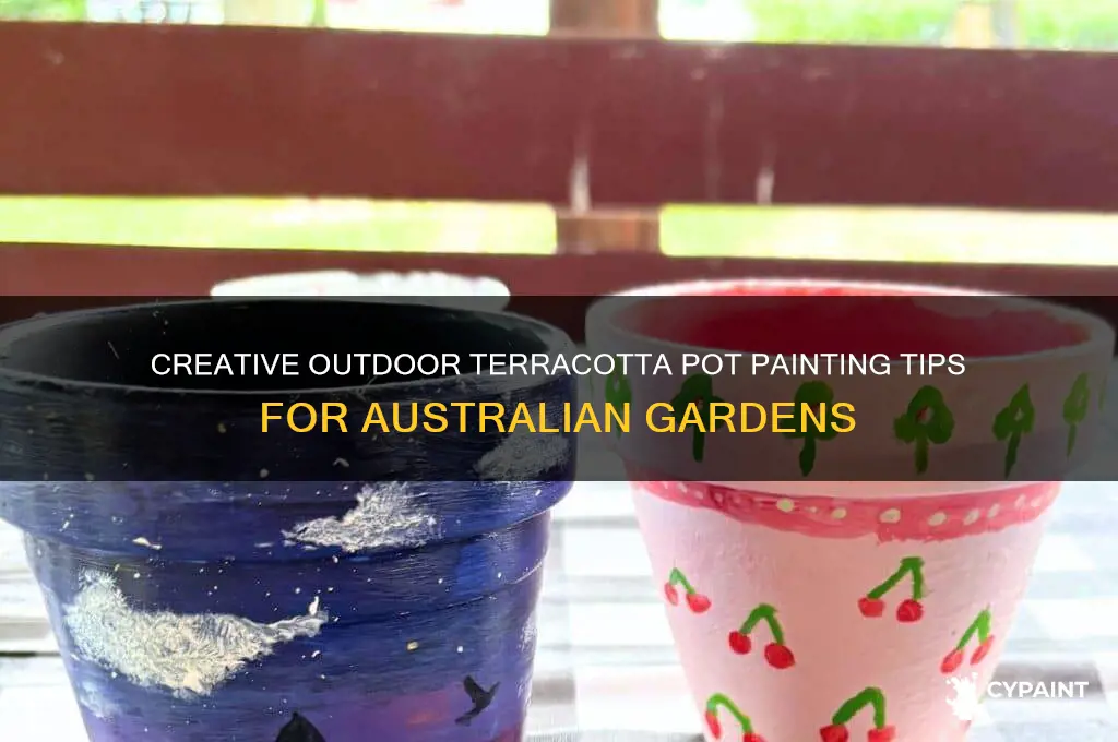 how to paint terracotta pots for outside australia