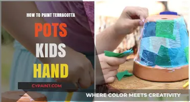 Creative Kids' Handprint Terracotta Pot Painting Ideas for Fun DIY Crafts