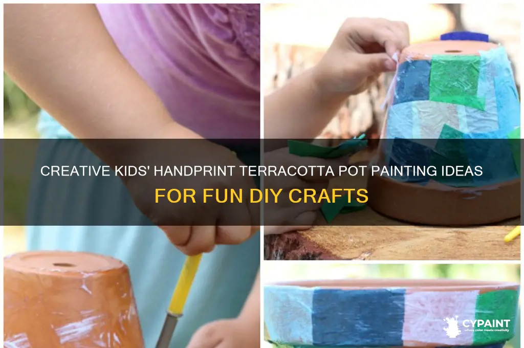 how to paint terracotta pots kids hand
