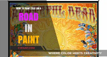 Mastering Road Text Painting in MS Paint