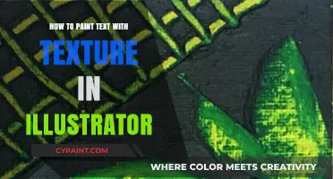 Master Texturing Techniques: Painting Text with Depth in Illustrator