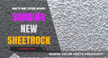 Skip Sanding: Easy Texture Painting Techniques for New Sheetrock Surfaces