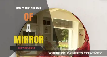 Creative Mirror Makeover: Painting the Back for a Unique Look