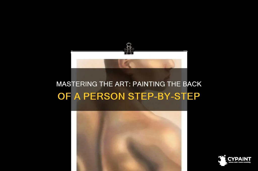 how to paint the back of a person