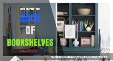 Transform Your Bookshelf: Easy Steps to Paint the Back Panel