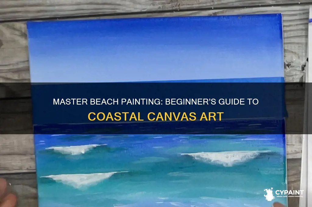 how to paint the beach for beginners