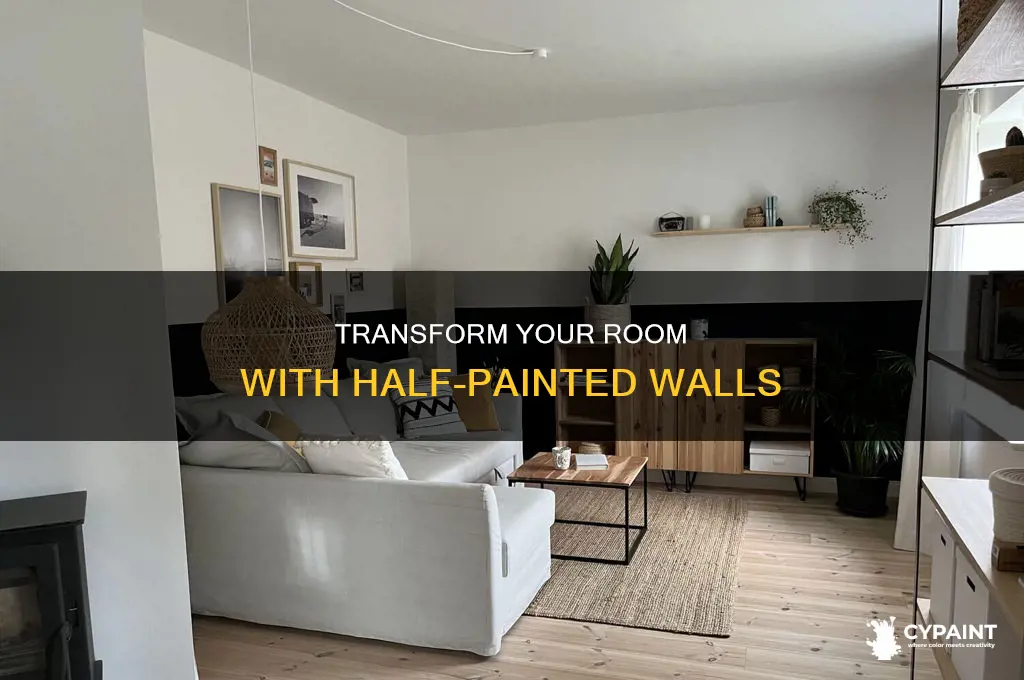 how to paint the bottom half of a room
