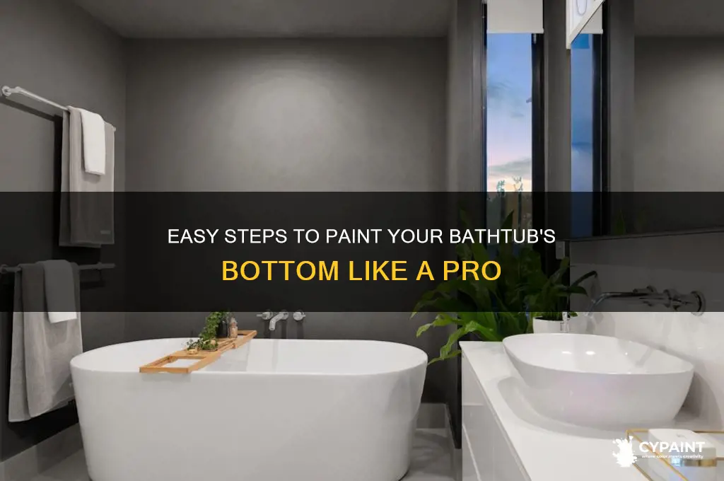 how to paint the bottom of a bathtub
