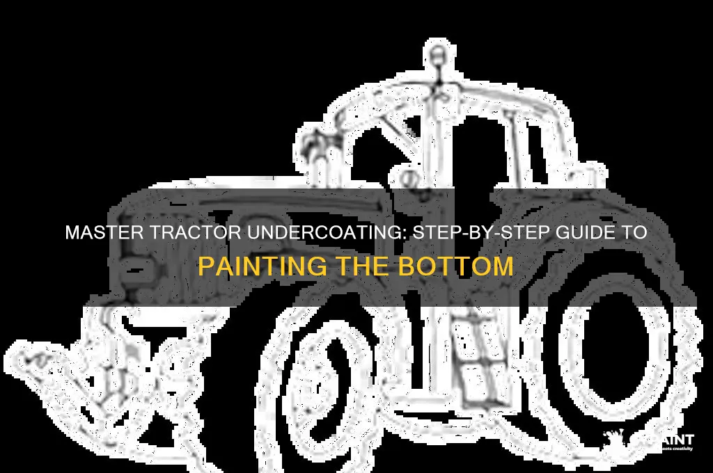 how to paint the bottom of a tractor