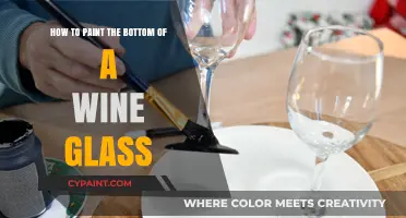 Crafting Wine Glasses: Painting the Bottoms