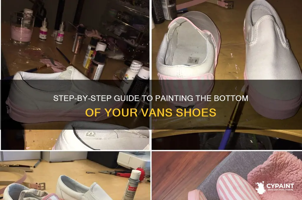 how to paint the bottom of vans