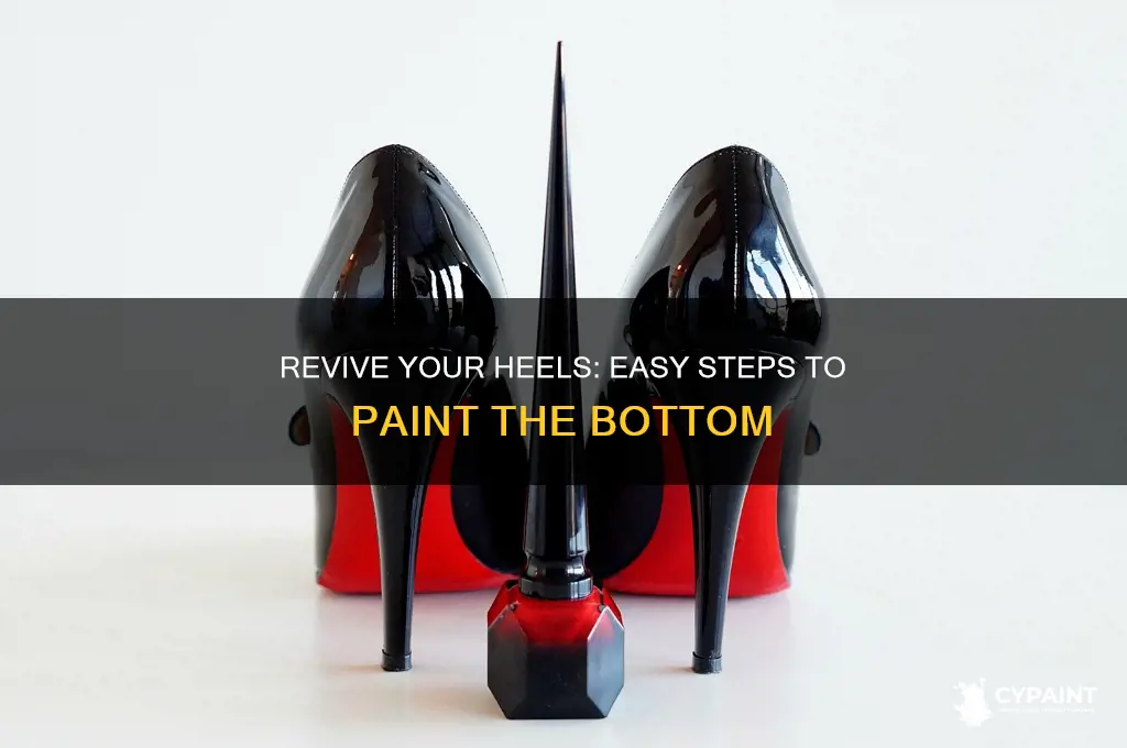how to paint the bottom of your heels