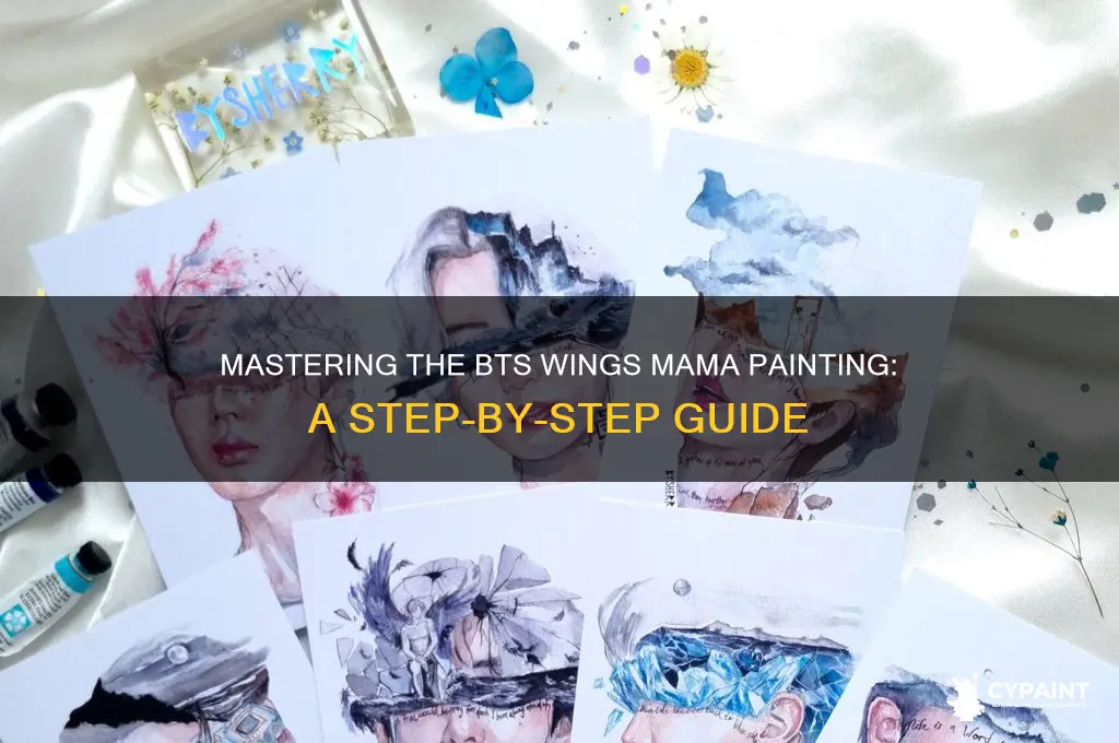 how to paint the bts wings mama painting