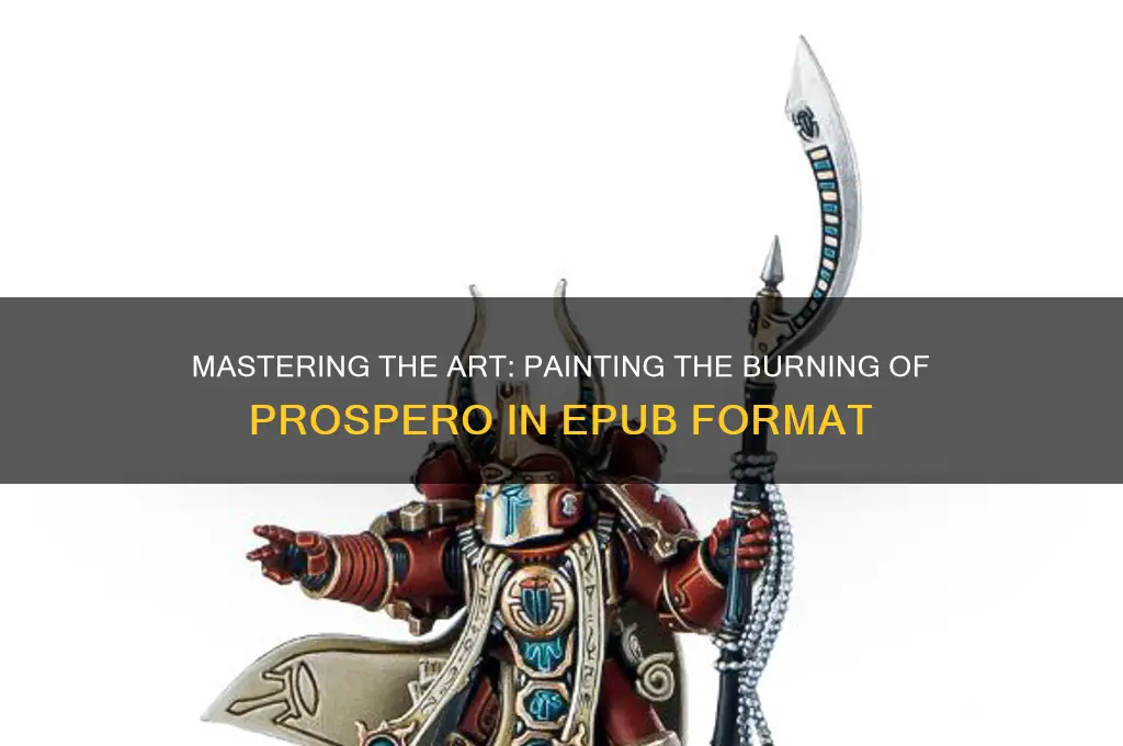 how to paint the burning of prospero epub