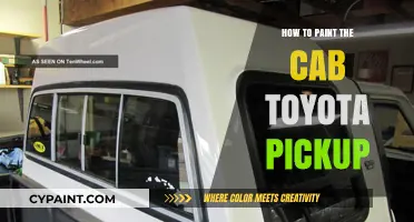 Mastering the Art: Painting Your Toyota Pickup Cab Like a Pro