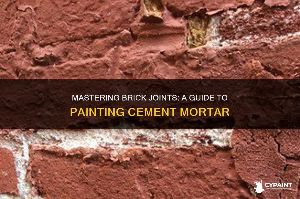 how to paint the cement group between bricks